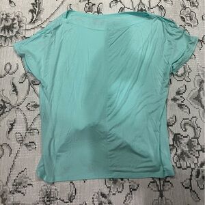 Aqua Short Sleeve Women's Top